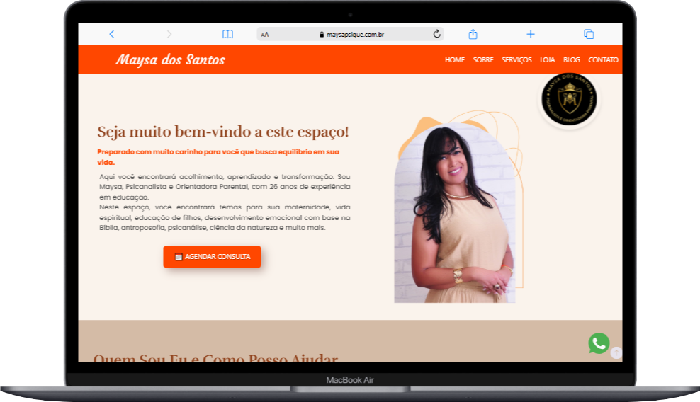 site psicologa Suzana